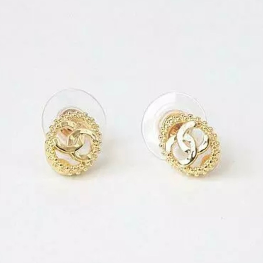 Chanel stud earrings